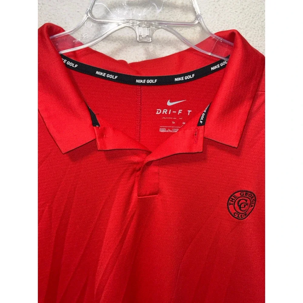 Lot of 3 Nike Golf Dri-FIT Polo Shirts Mens XL Orange‎ Red Gray Short Sleeve